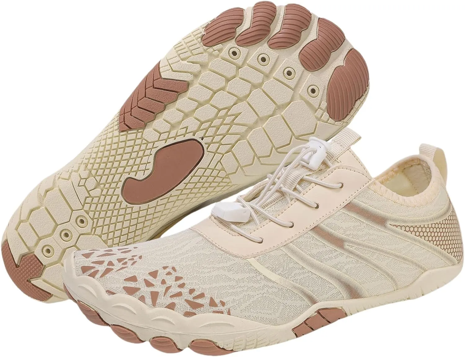 Pro Hike Barefoot Shoes for Women Men Footwear Barefoot Shoes with Wide Toe Box, Healthy & Non-Slip Breathable Athletic Beach Swim Trail Running Hiking Shoes