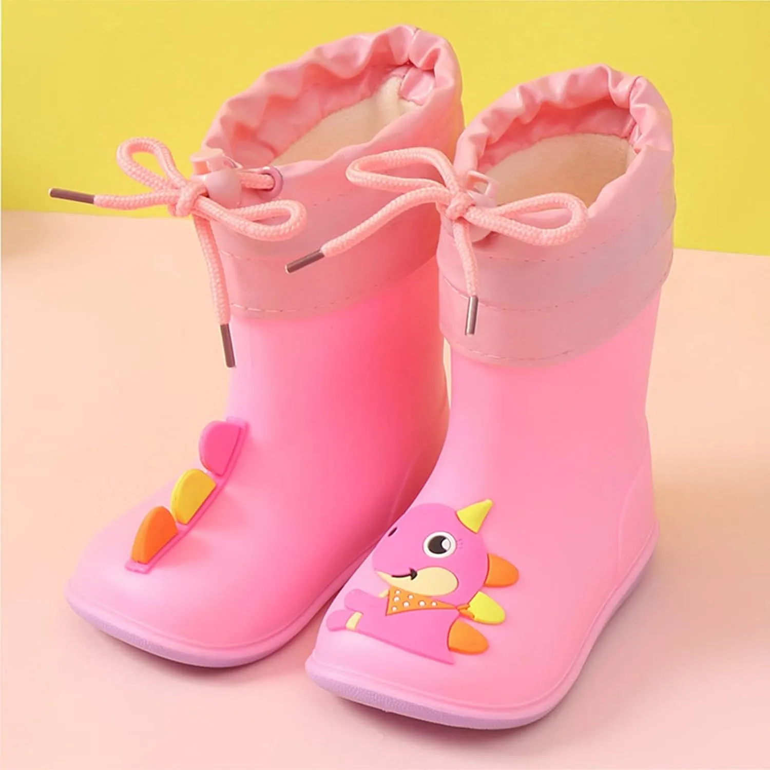Rain Boots Baby Colorful Plush Children Water Shoes EVA Kids Rain Boots Tall Rain Boots For Girls Girls Rain Boots