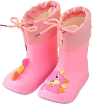 Rain Boots Baby Colorful Plush Children Water Shoes EVA Kids Rain Boots Tall Rain Boots For Girls Girls Rain Boots