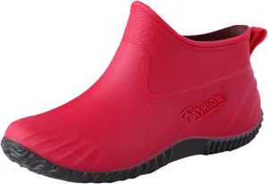 Rain Boots for Women insulated Waterproof Rubber Wellies Fashion Gardening Lightweight Warm Comfortable Wide Calf Boots Outdoor