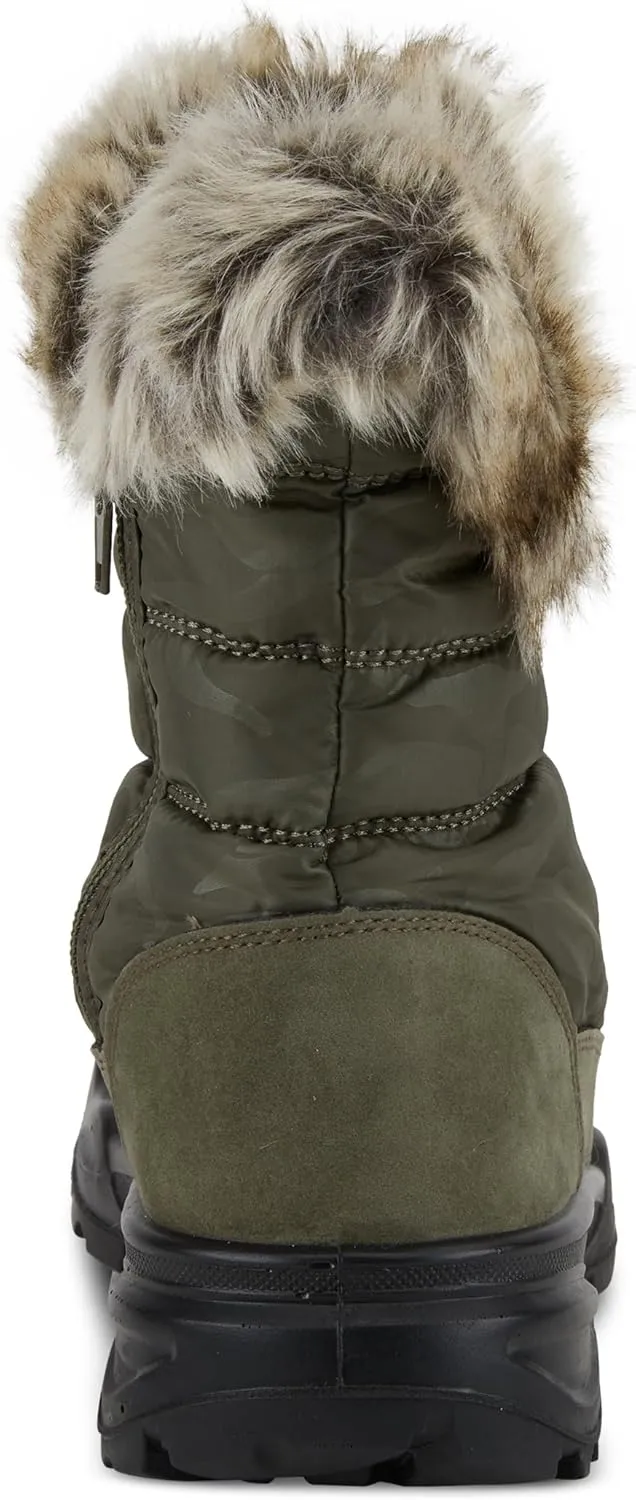 Spring Step Flexus Korine Nylon Boots for Women - Waterproof Camo Print Design Boots - Women's Snow Boots for Outdoor and Work
