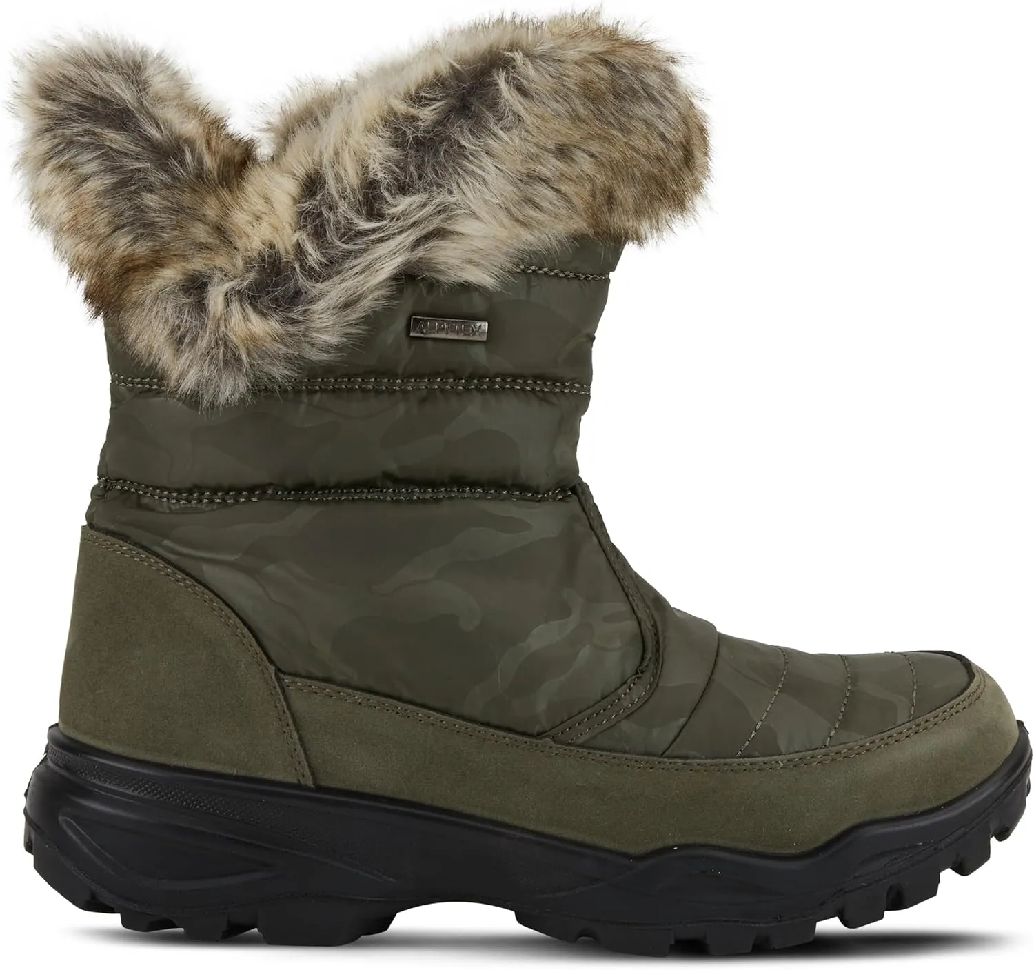 Spring Step Flexus Korine Nylon Boots for Women - Waterproof Camo Print Design Boots - Women's Snow Boots for Outdoor and Work