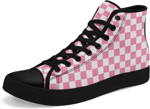 Spring Summer High Top Canvas Sneakers for Boys Girls, Breathable Lightweight Comfortable Rubber Sole Casual Outdoor Shoes