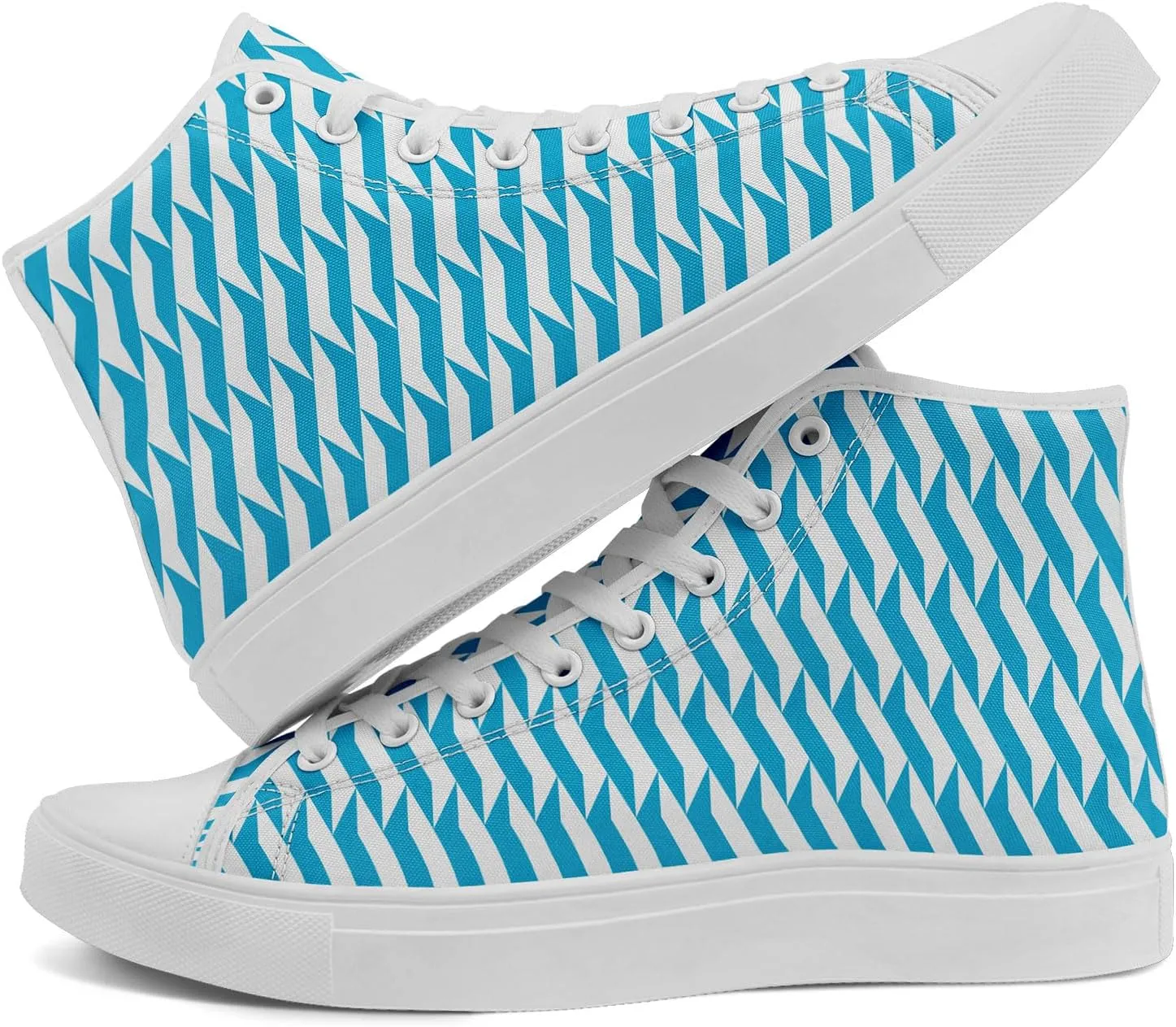 Spring Summer High Top Canvas Sneakers for Boys Girls, Breathable Lightweight Comfortable Rubber Sole Casual Outdoor Shoes