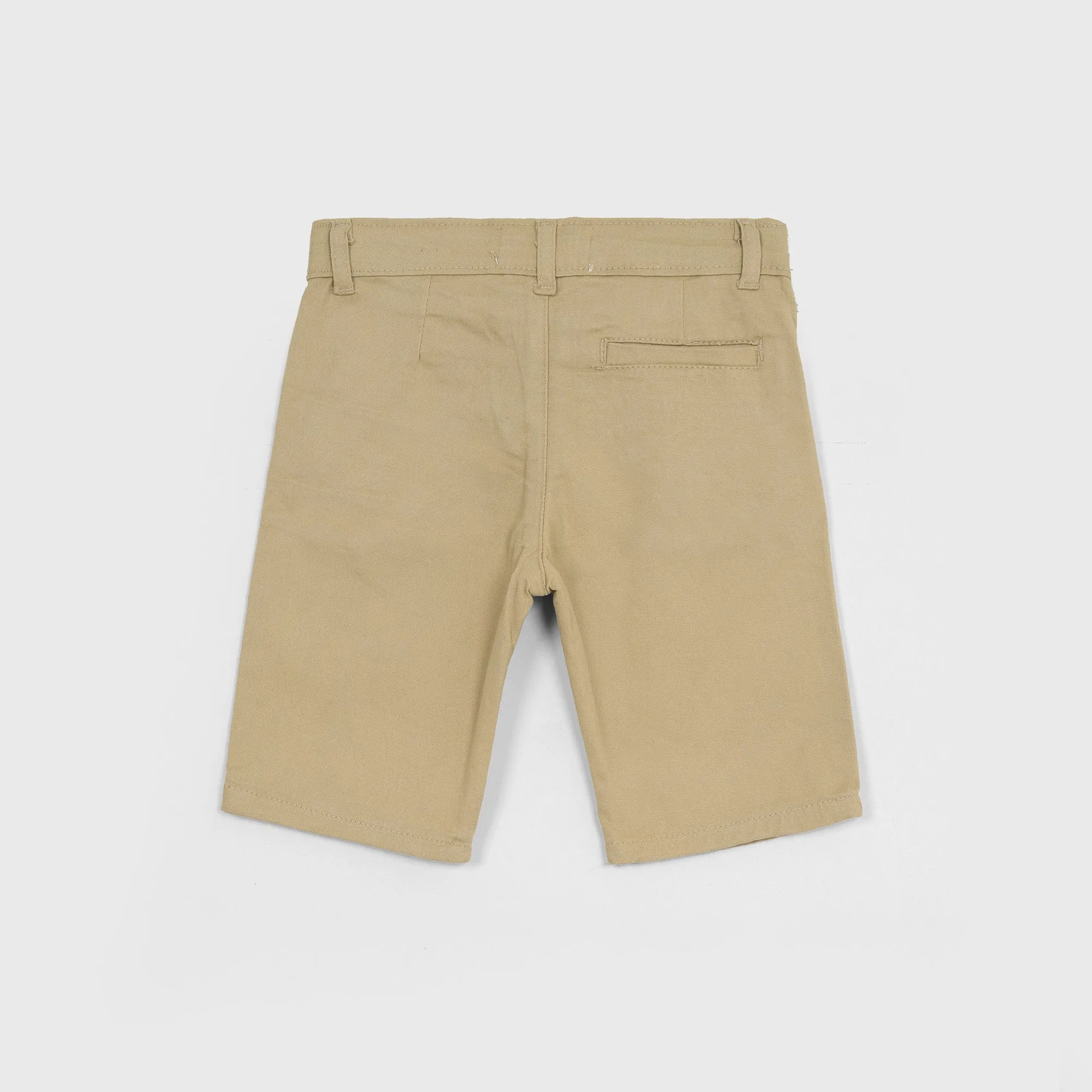 Stretchable Cotton Shorts (Khaki)