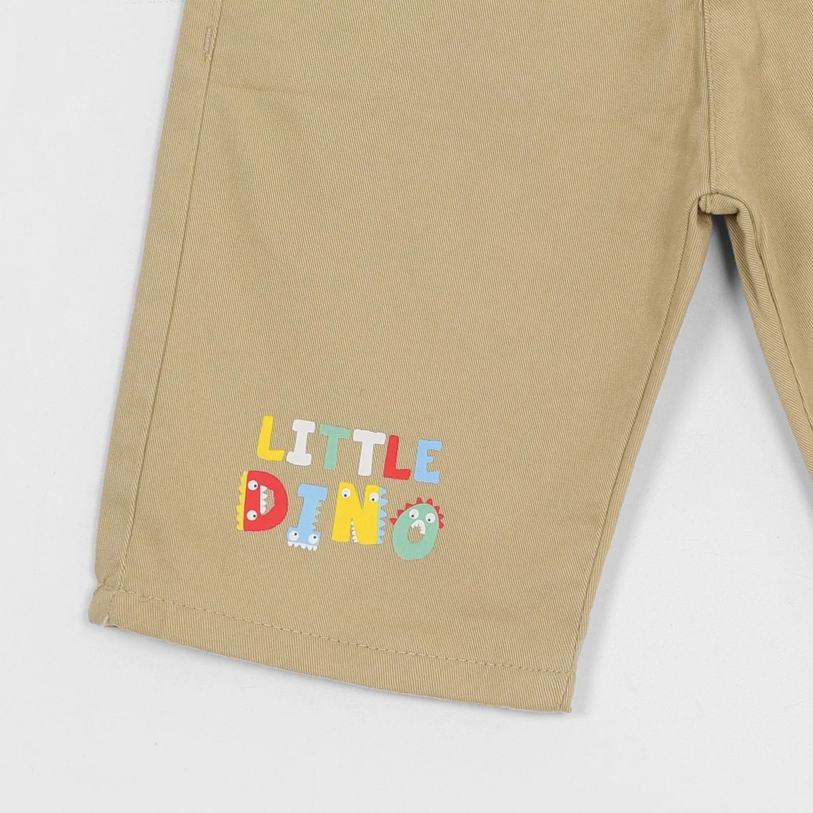 Stretchable Cotton Shorts (Khaki)