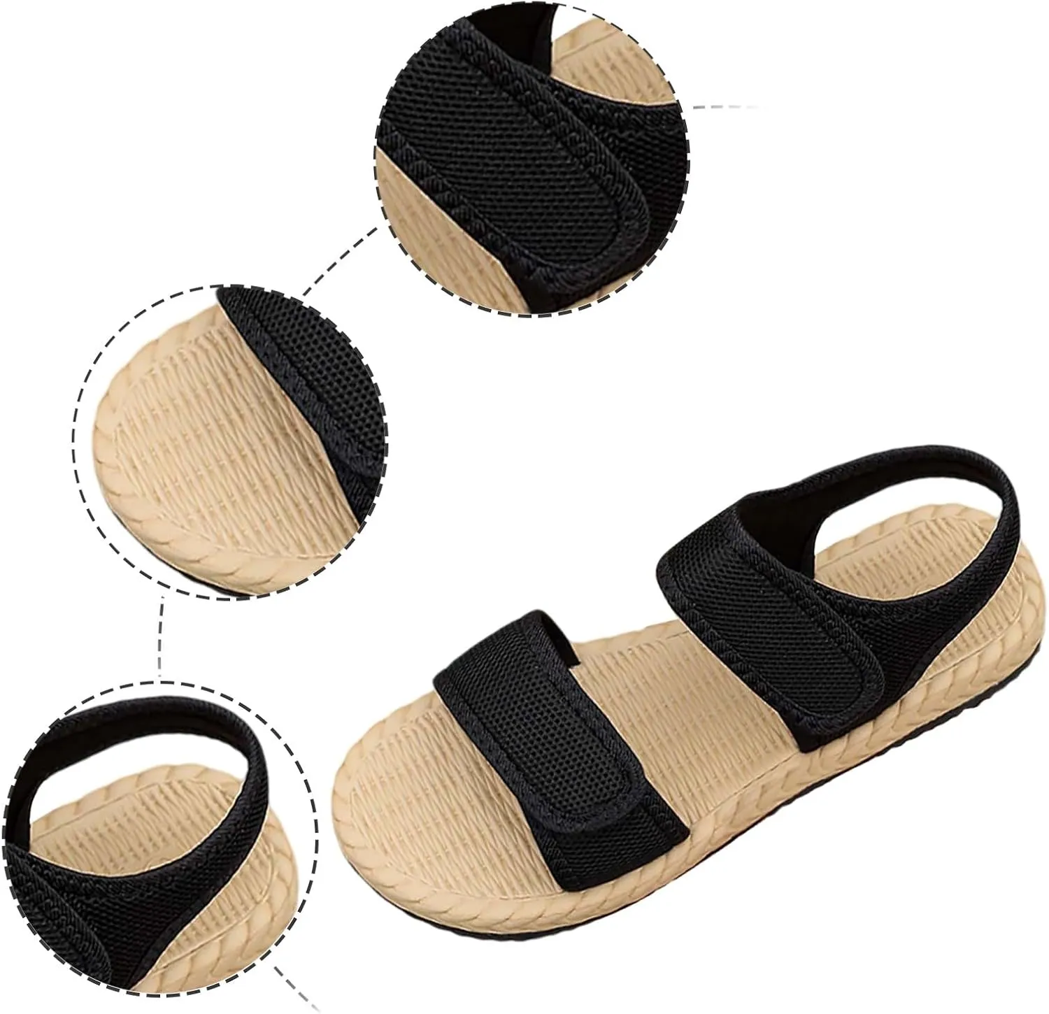 Stylish Women's Sandals Casual Open Toe Adjustable Strap Flat Footwear Perfect for Everyday Wear Beach Outings and Relaxing Vacations