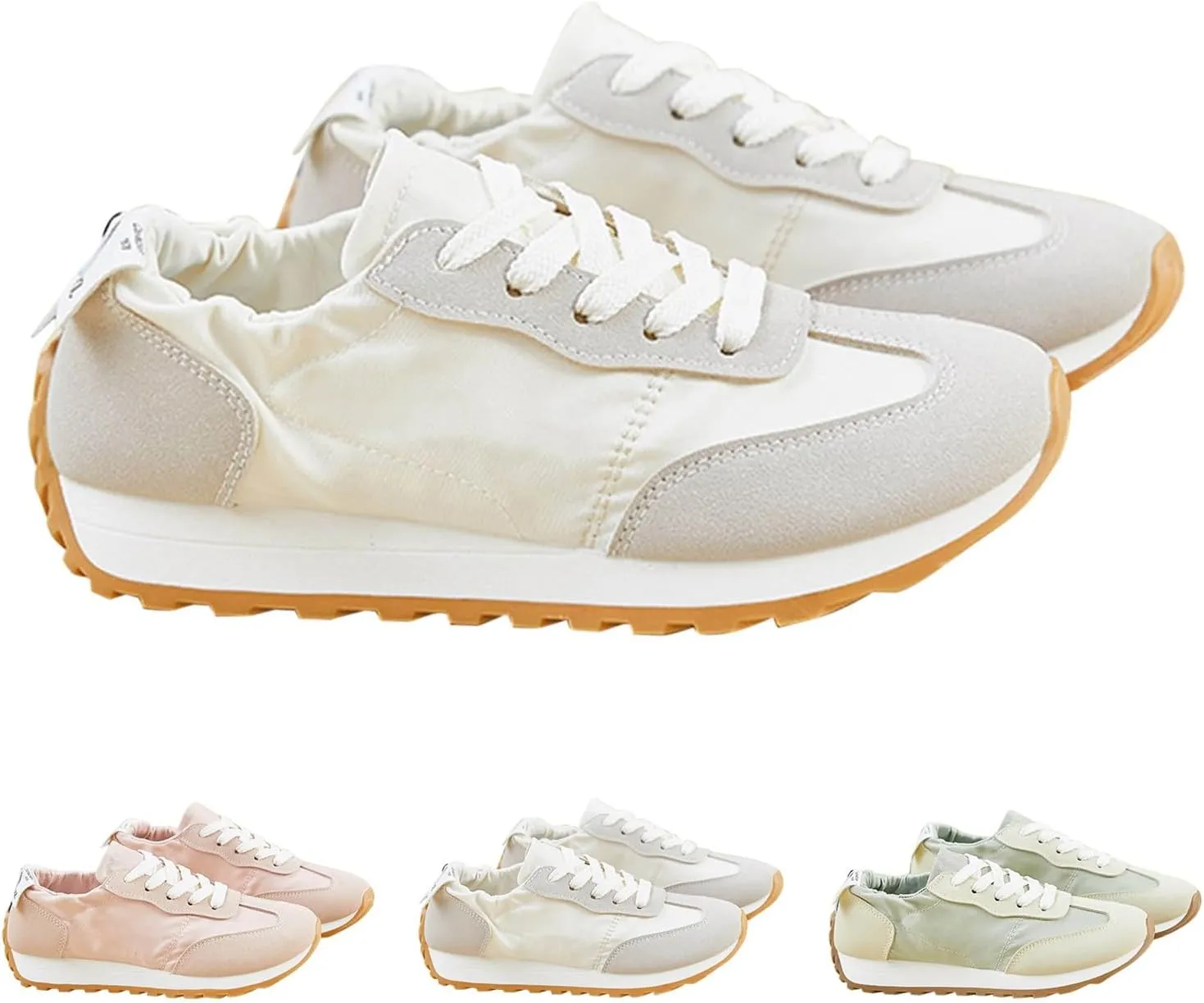 Tennis Shoes Womens Walking Casual Fashion Lace Up Sport Sneakers Comfortable Lightweight Workout Running Shoes