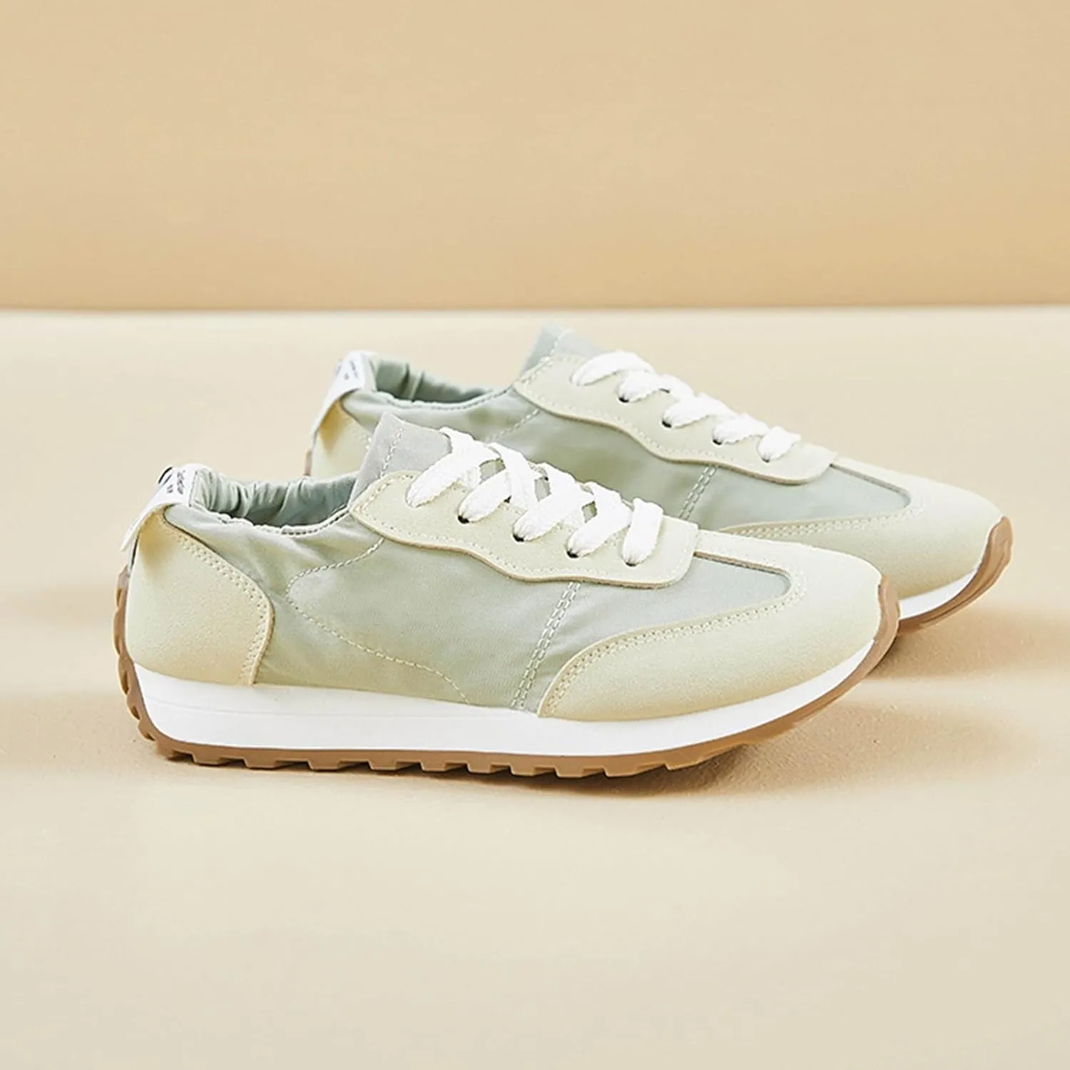 Tennis Shoes Womens Walking Casual Fashion Lace Up Sport Sneakers Comfortable Lightweight Workout Running Shoes