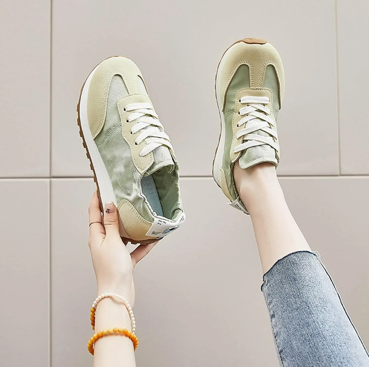 Tennis Shoes Womens Walking Casual Fashion Lace Up Sport Sneakers Comfortable Lightweight Workout Running Shoes
