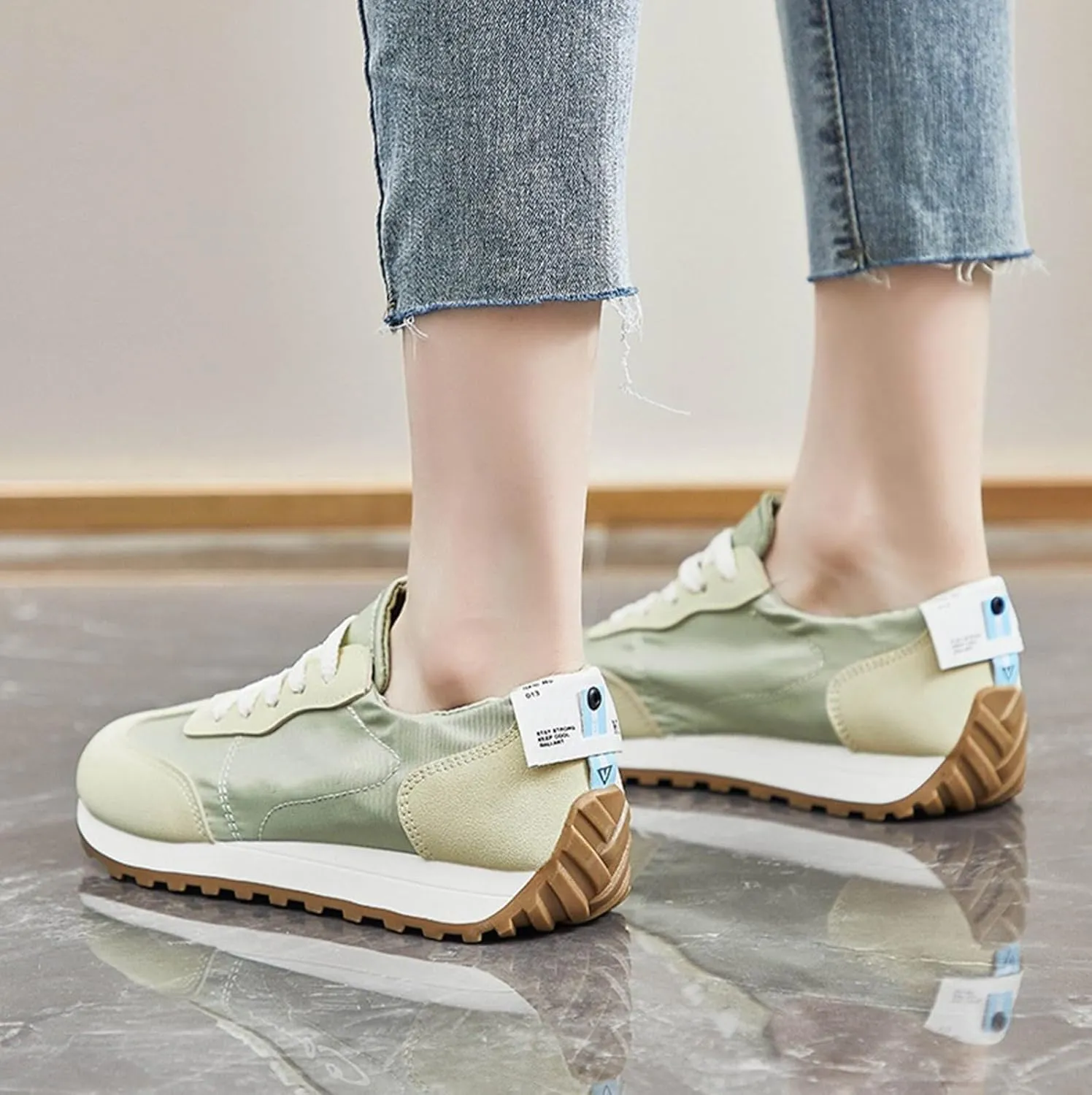 Tennis Shoes Womens Walking Casual Fashion Lace Up Sport Sneakers Comfortable Lightweight Workout Running Shoes