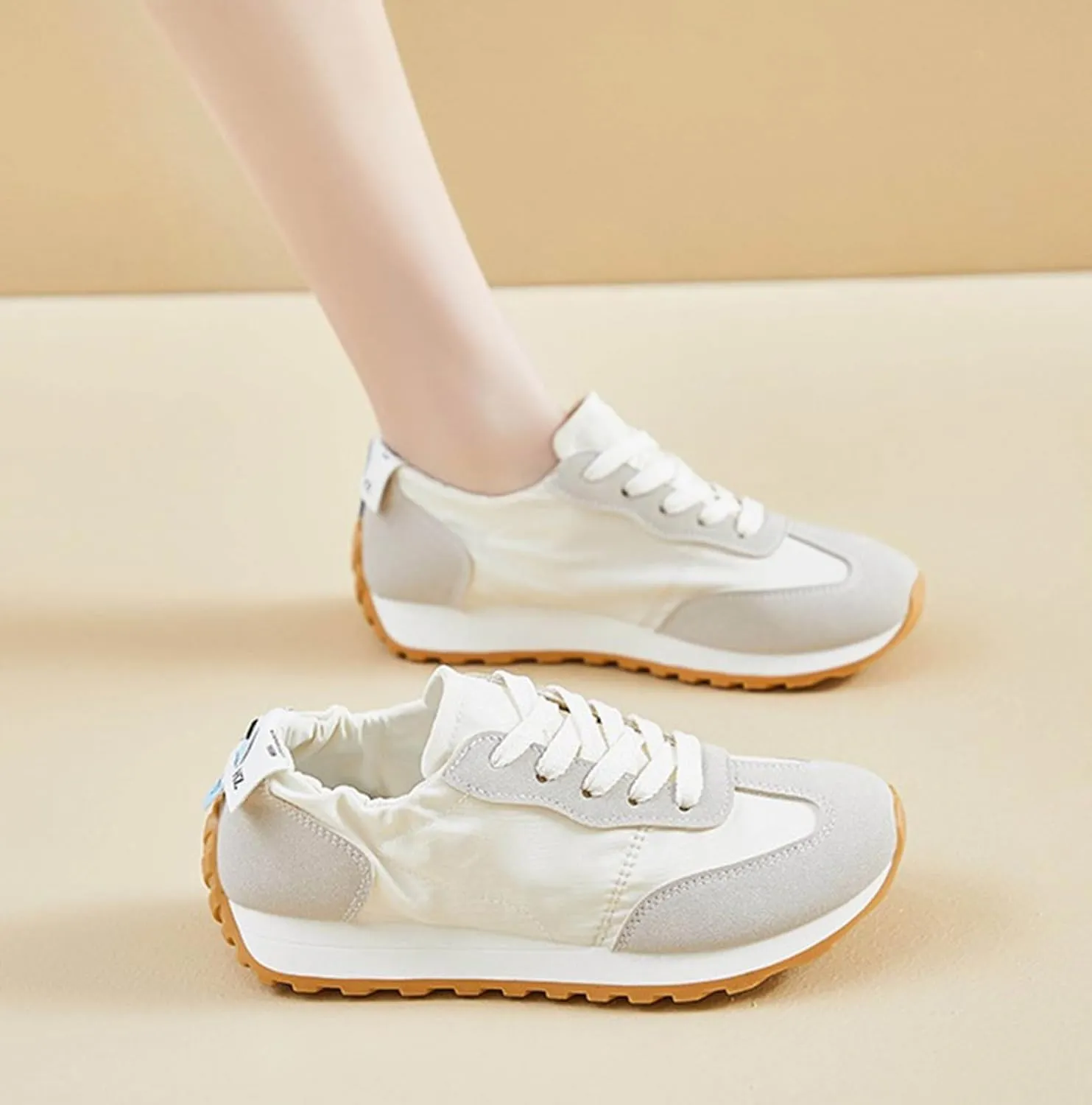 Tennis Shoes Womens Walking Casual Fashion Lace Up Sport Sneakers Comfortable Lightweight Workout Running Shoes