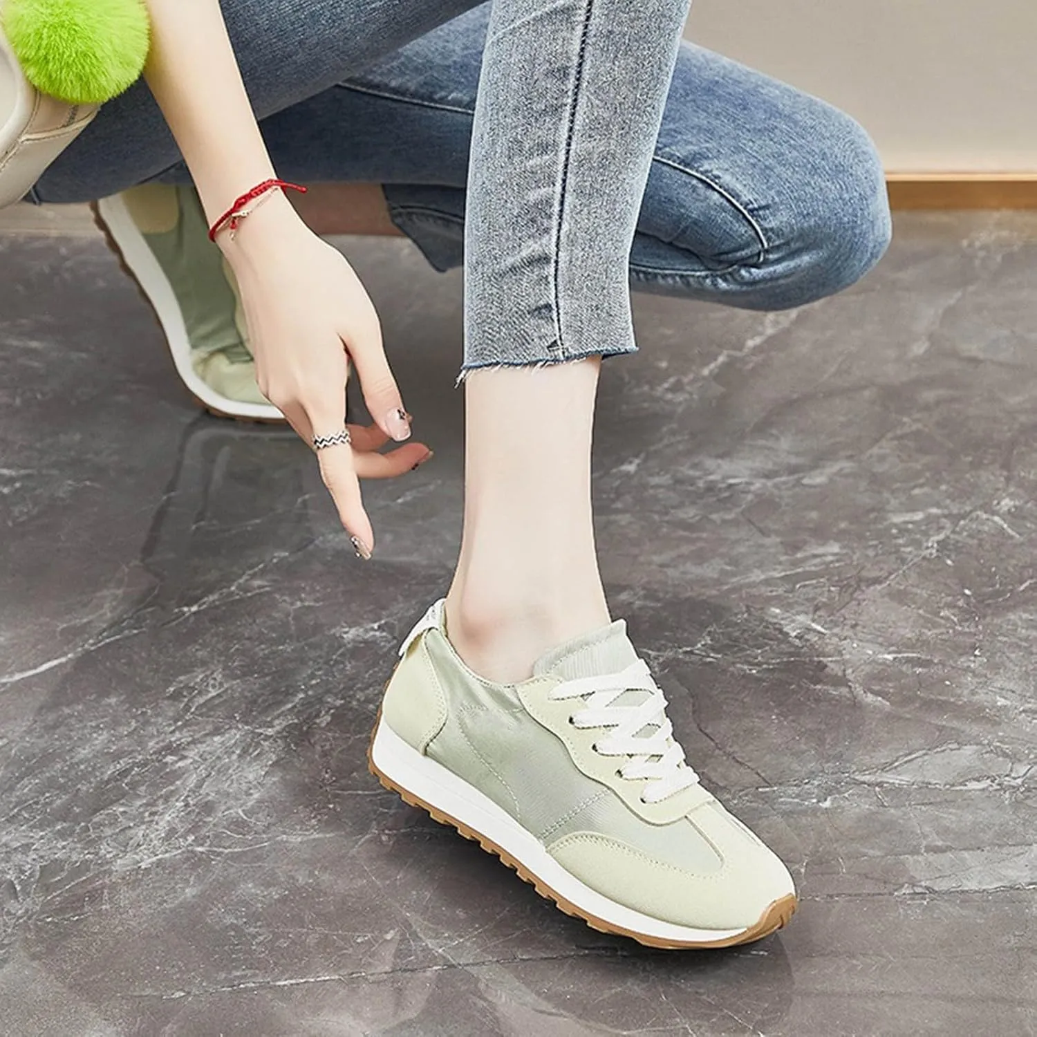 Tennis Shoes Womens Walking Casual Fashion Lace Up Sport Sneakers Comfortable Lightweight Workout Running Shoes