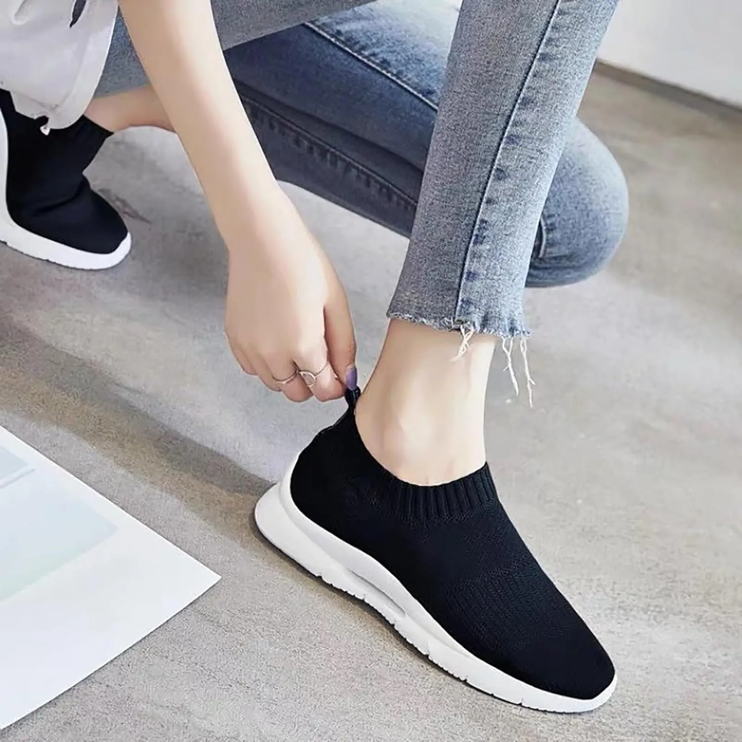 Walking Shoes Running Shoes for Women Lightweight Tennis Sneakers Athletic Workout Non Slip on Fashion Womans Shoes