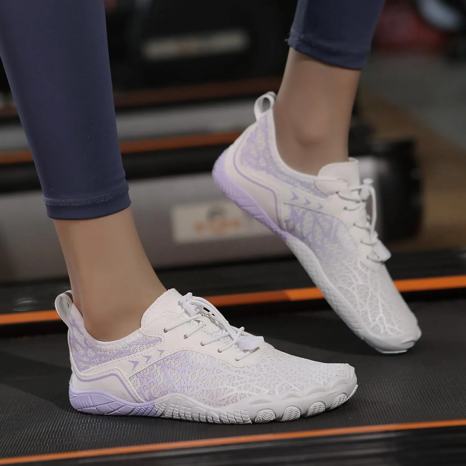 Wide Toe Box Shoes Women Beach Swim Shoes Waterproof Sport Shoe Breathable Slip-on Sneakers Barefoot Minimalist Shoe