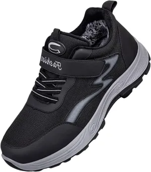 Woman Tennis Shoes Comfortable Platform Plush Lined Sneakers Lightweight Business Casual Walking Running Athletic Shoes