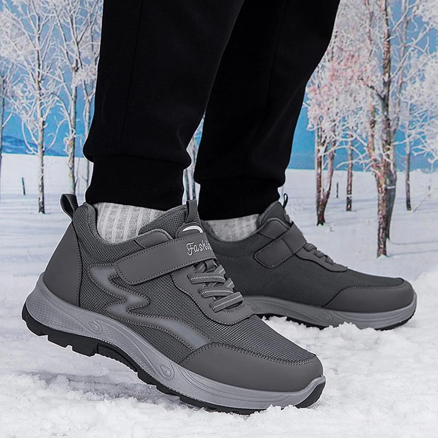 Woman Tennis Shoes Comfortable Platform Plush Lined Sneakers Lightweight Business Casual Walking Running Athletic Shoes