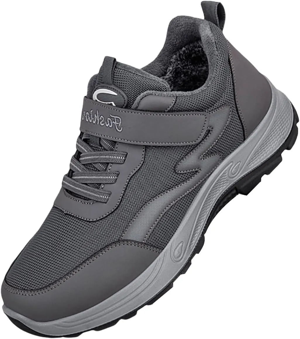 Woman Tennis Shoes Comfortable Platform Plush Lined Sneakers Lightweight Business Casual Walking Running Athletic Shoes
