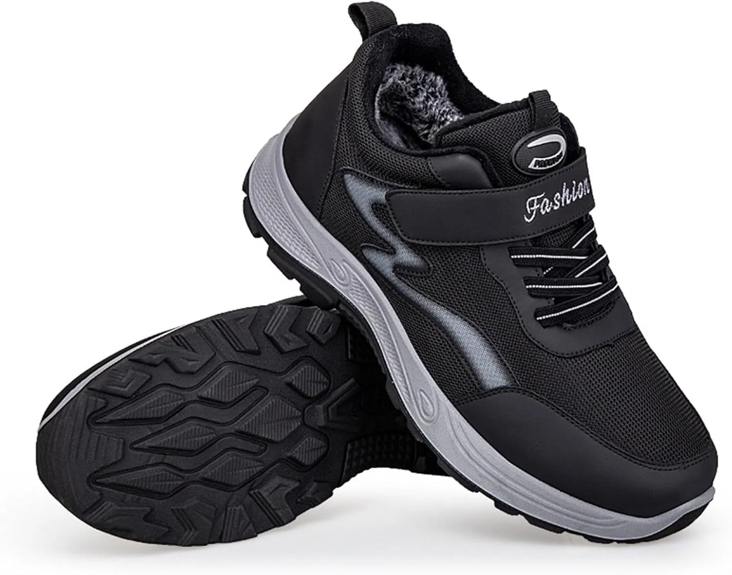 Woman Tennis Shoes Comfortable Platform Plush Lined Sneakers Lightweight Business Casual Walking Running Athletic Shoes