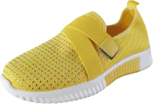 Womens Canvas Slip On Loafers Casual Walking Shoes Lightweight Comfortable Sneakers Non Slip Flat Flats