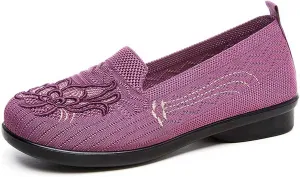 Women's Casual Slip On Shoes Breathable Low Heel Comfortable Walking Daily Spring Summer Fall Wedges Low Heel