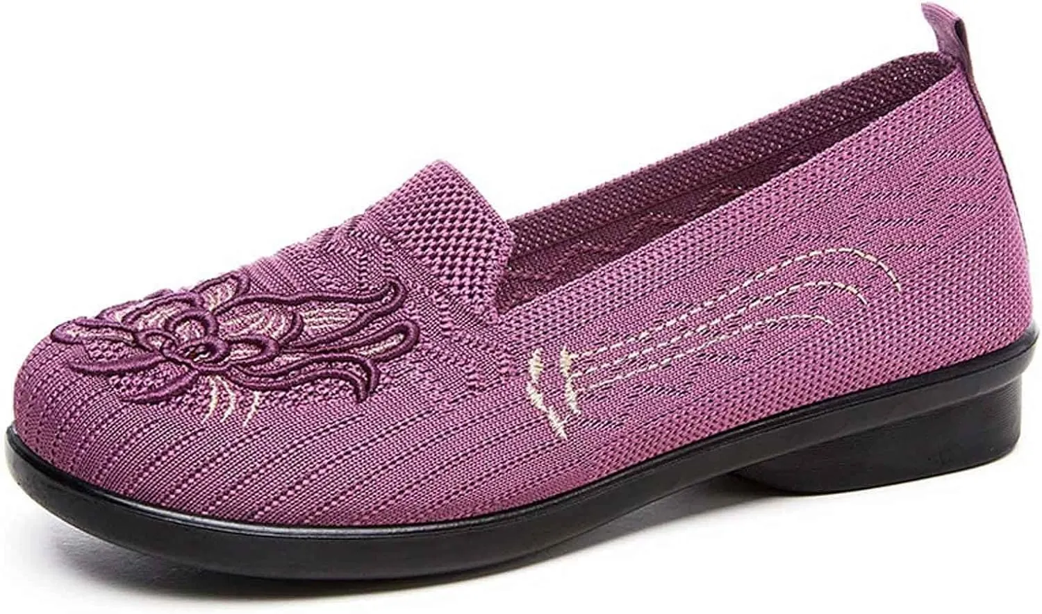 Women's Casual Slip On Shoes Breathable Low Heel Comfortable Walking Daily Spring Summer Fall Wedges Low Heel