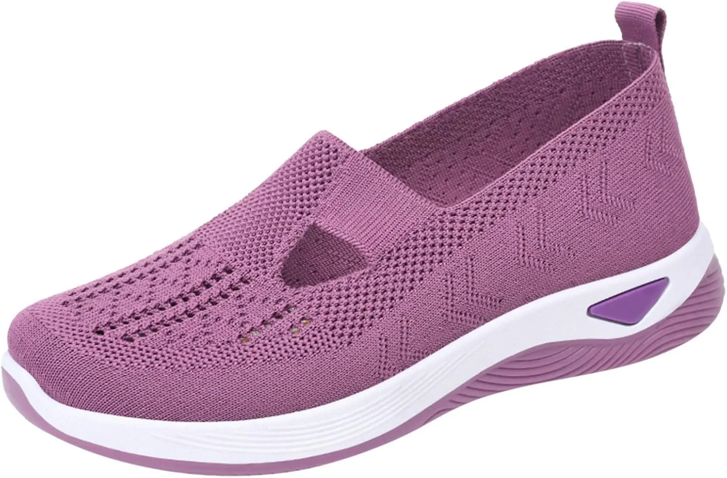 Womens Comfortable Orthopedic Sneakers Slip On Walking Shoes with Arch Support Casual Loafers for Plantar Fasciitis Foot Pain Relief Swollen Feet