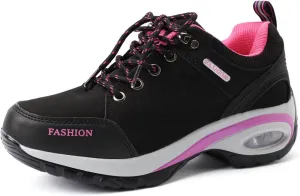 Women's Fashion Sneakers Lace-Up Walking Shoes Comfortable Casual Athletic Non-Slip Running Fashion Sneakers