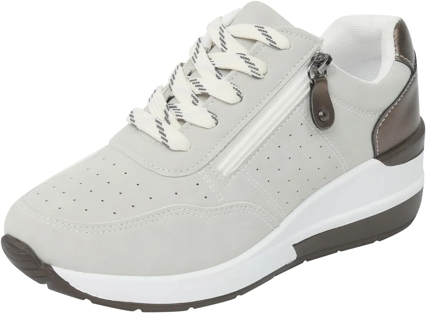 Women's Non Slip Comfortable Fashion Sneakers Slip on Lightweight Casual Tennis Sneakers Casual Mountain Shoe
