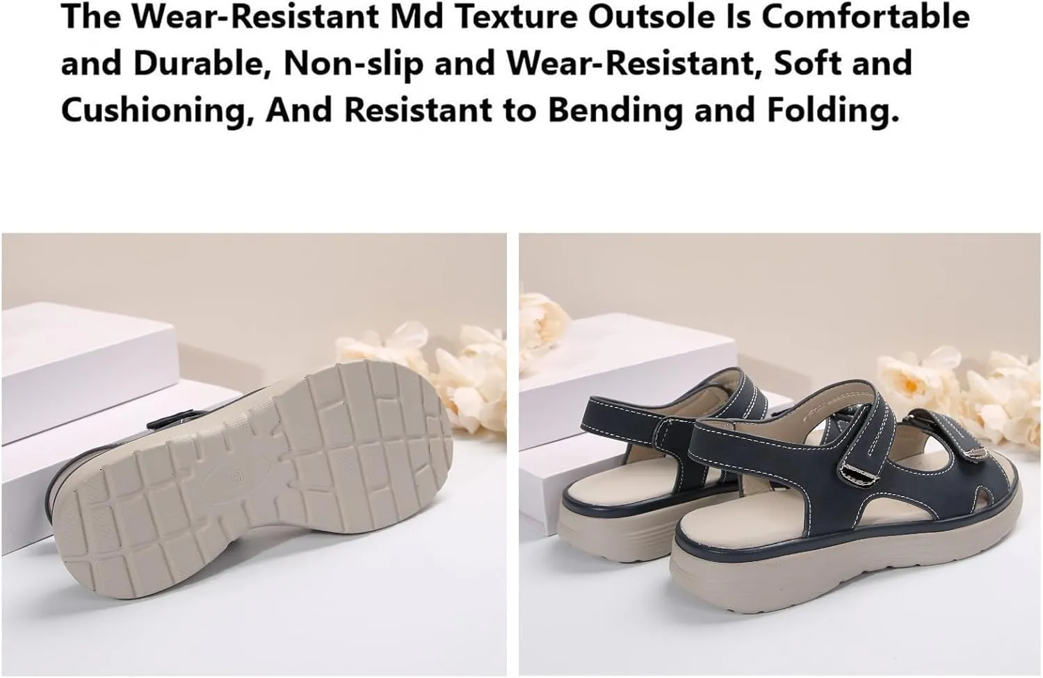 Women's Orthopedic Sport Sandals Shoes with Soft Cushion Foam Comfortable Walking Sandal Open Toe Arch Support Wide Fit Dress Comfy Orthotic Recovery Athletic Shoes