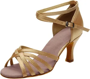 Women'S Sandals Size 8 With Arch Support Fashion Latin Dancing Shoes Women Ballroom Dance Shoes Women Wedges Sandals