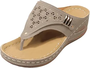 Women's Sandals Women Shoes Wedge Heel Platform Sandals Stylish Correctable Bohemian Beach Nine Sandals for Women Size 8