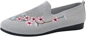 Womens Slip On Loafers Casual Comfortable Walking Shoes Lightweight Canvas Sneakers Non Slip Flat Flats