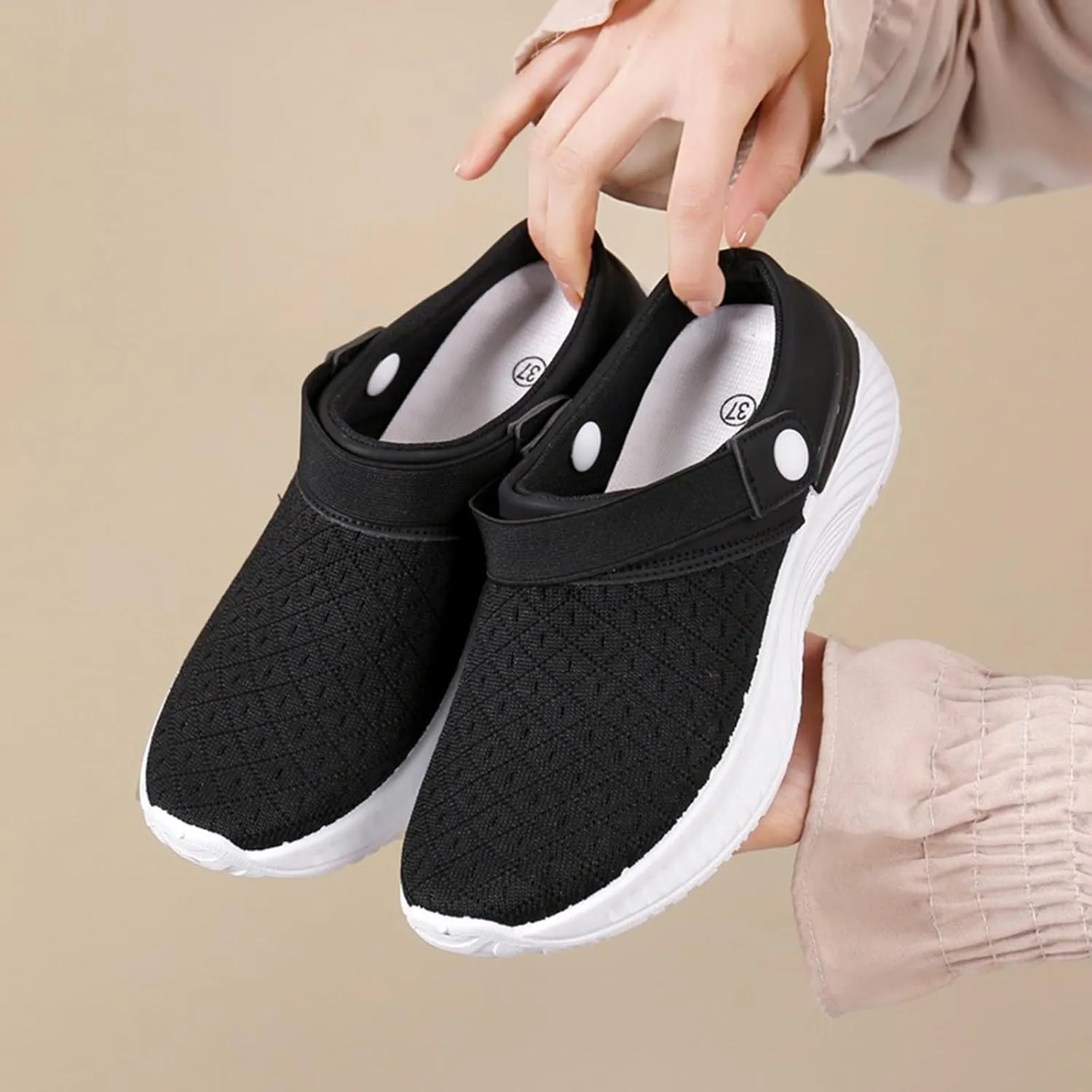 Womens Slip On Shoes Lightweight Walking Shoes Work Non Slip Sneakers Shoes Women's Gym Workout Sneaker