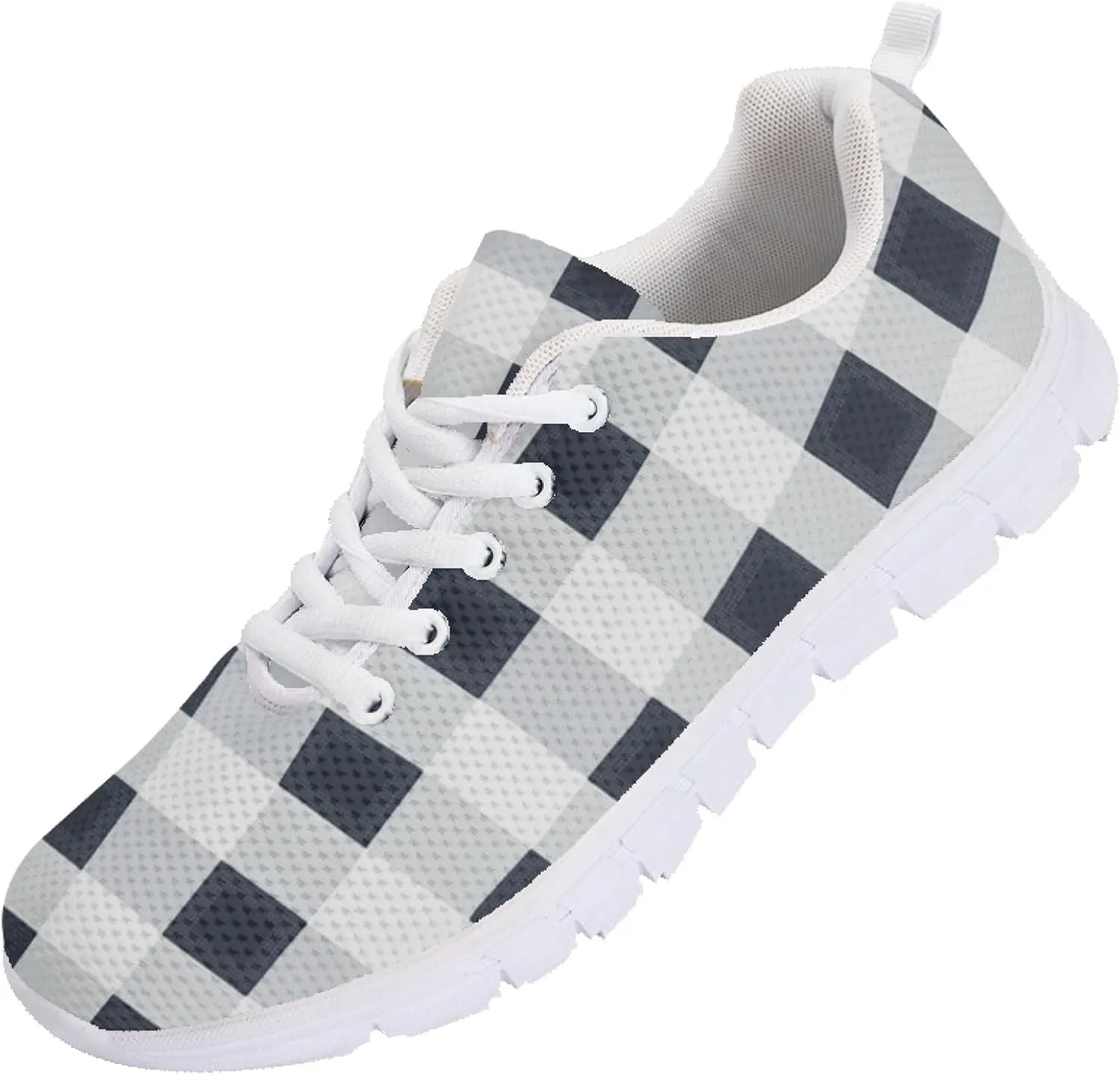 Womens Sports Shoes Trainer Running Causal Travel Sneaker Walking Low Heel Lace up Breathable Flexible Shoe