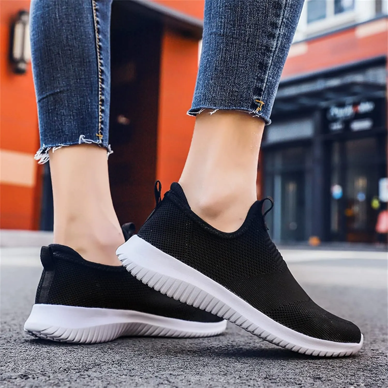 Womens Tennis Shoes Womens Sneakers Walking Shoes Breathable Running Shoes Lightweight Shoes Non Slip Workout Shoes