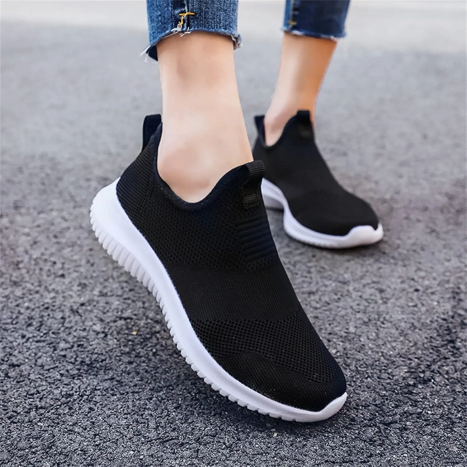 Womens Tennis Shoes Womens Sneakers Walking Shoes Breathable Running Shoes Lightweight Shoes Non Slip Workout Shoes
