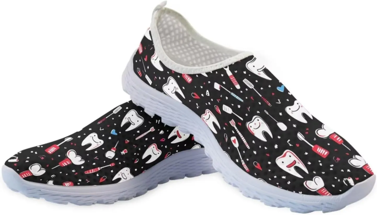 Womens Walking Shoes Casual Workout Running Sneakers Tennis Mesh Loafers