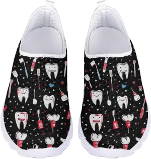Womens Walking Shoes Casual Workout Running Sneakers Tennis Mesh Loafers