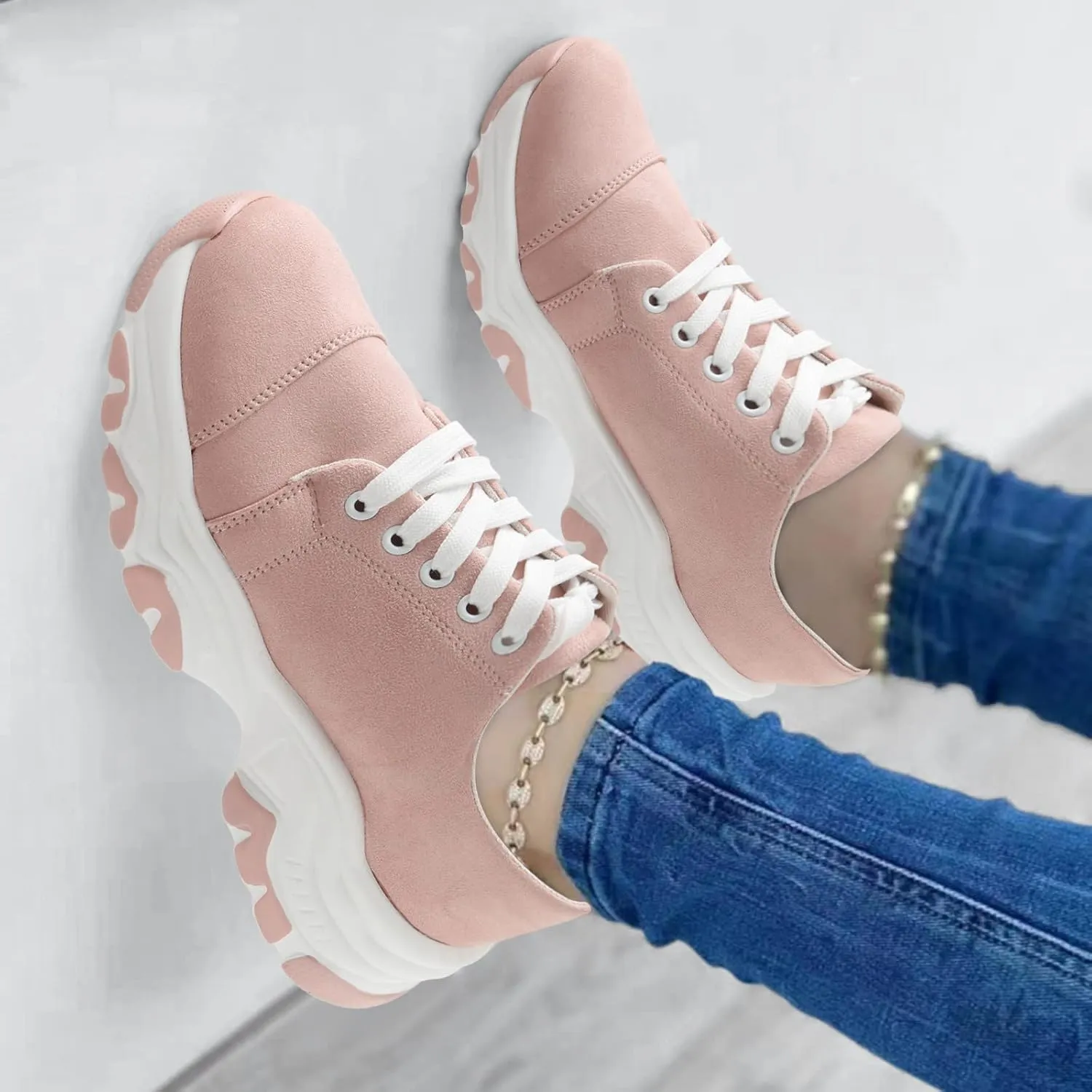 Women's Walking Shoes Womens Sneakers Slip On Walking Shoes Breathable Running Shoes Lightweight Non Slip Workout Shoes